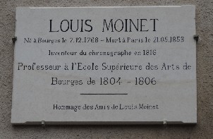 plaque Louis Moinet