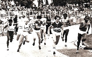 Relais f&eacute;minin 4 fois 200 m&egrave;tres de 1977